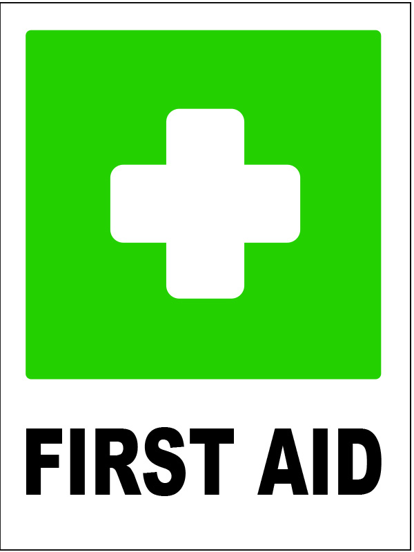 First Aid Emergency Signs Safety Signs