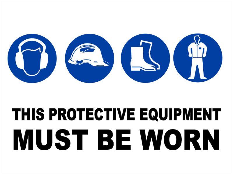 Protection Equipment Sign | Safety Signs | Mandatory Signs